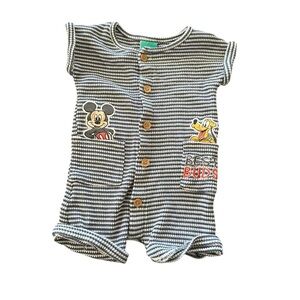 Disney Black and White Bodysuit with Playful Design